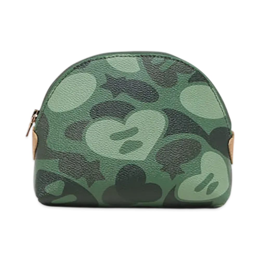 A BATHING APE APEE Camo Cosmetic Bag #1 "Green"