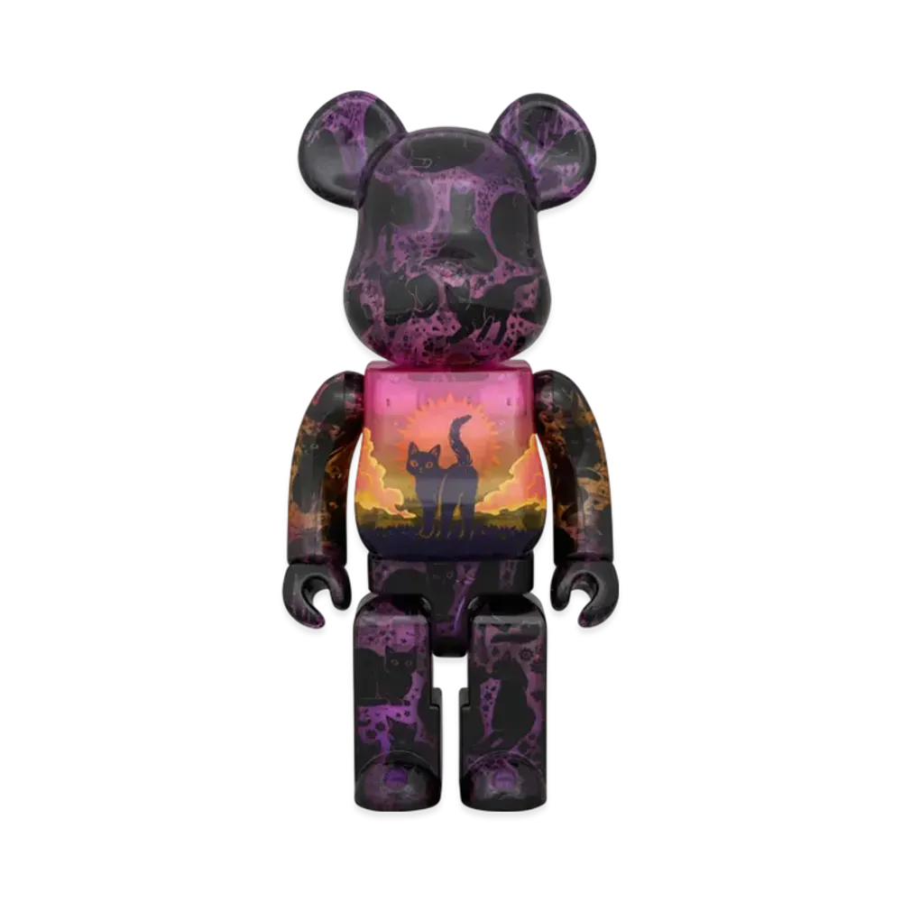 MEDICOM TOY "BEARBRICK" -Hikari Bambi- Twilight Cat 400%