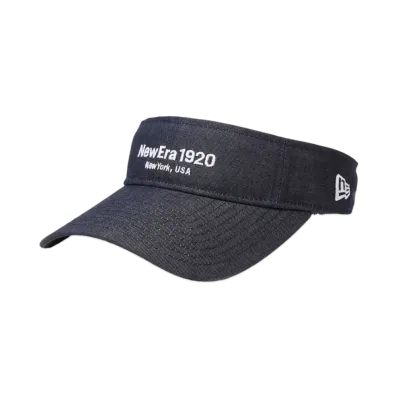 NEW ERA Golf Women's Sun Visor Long Visor Sustainable Fabric Denim "Navy"