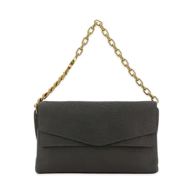 GUCCI Women's Leather Large Shoulder Bag "Grey"