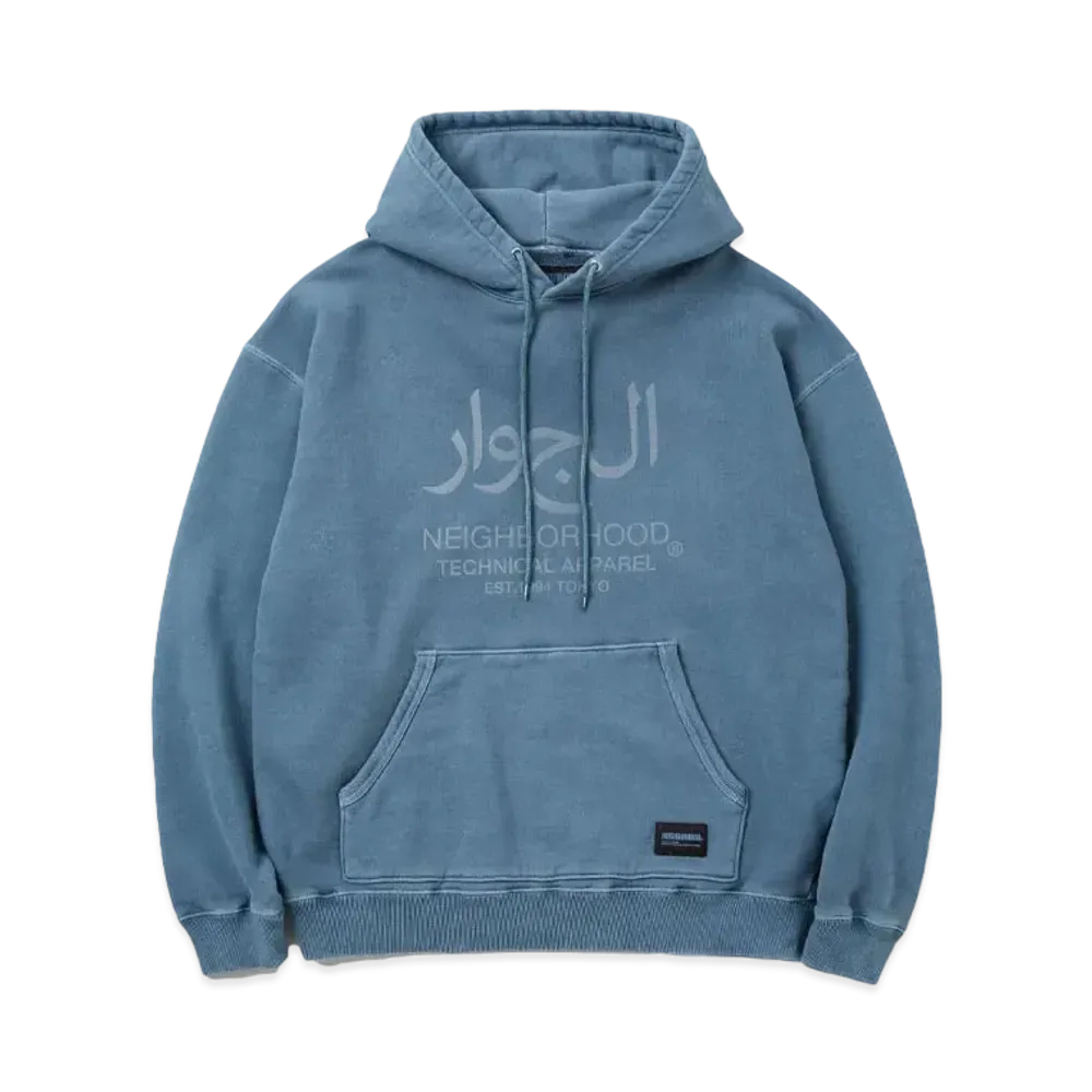 NEIGHBORHOOD Pigment Dyed Sweat Hoodie LS "Navy"