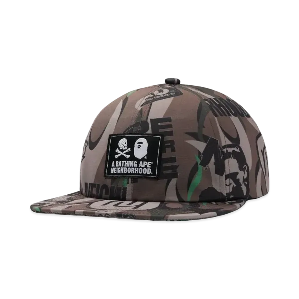 A BATHING APE x NEIGHBORHOOD Cap "Green"