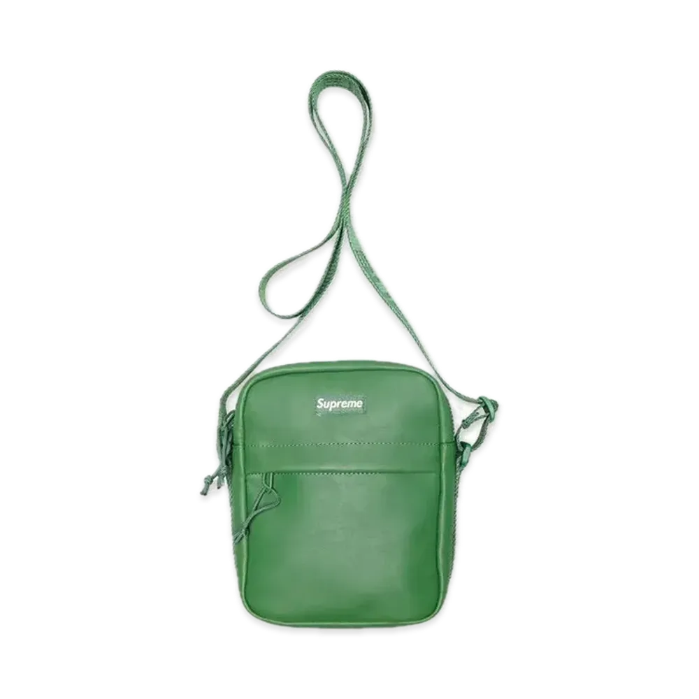 Supreme Leather Shoulder Bag "Green" (24FW)