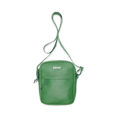 Supreme Leather Shoulder Bag "Green" (24FW)