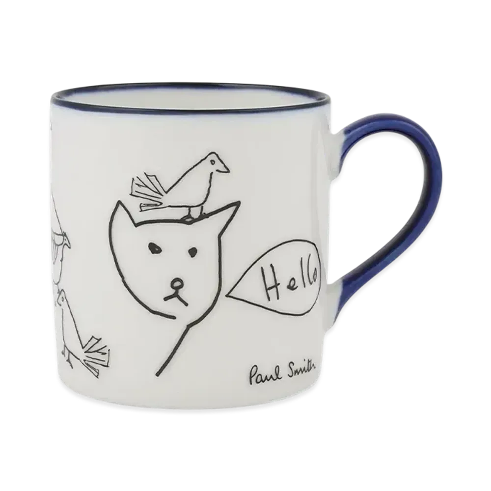 Paul Smith Original Print Mug "White"