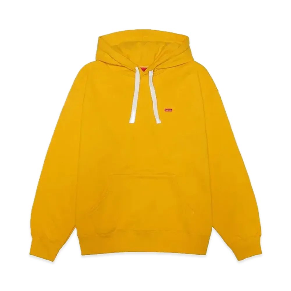 Supreme Small Box Drawcord Hooded Sweatshirt "Bright Gold"