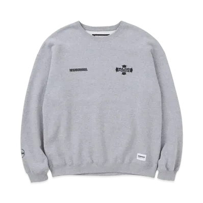 NEIGHBORHOOD x MAJOR FORCE Sweatshirt LS "Gray"