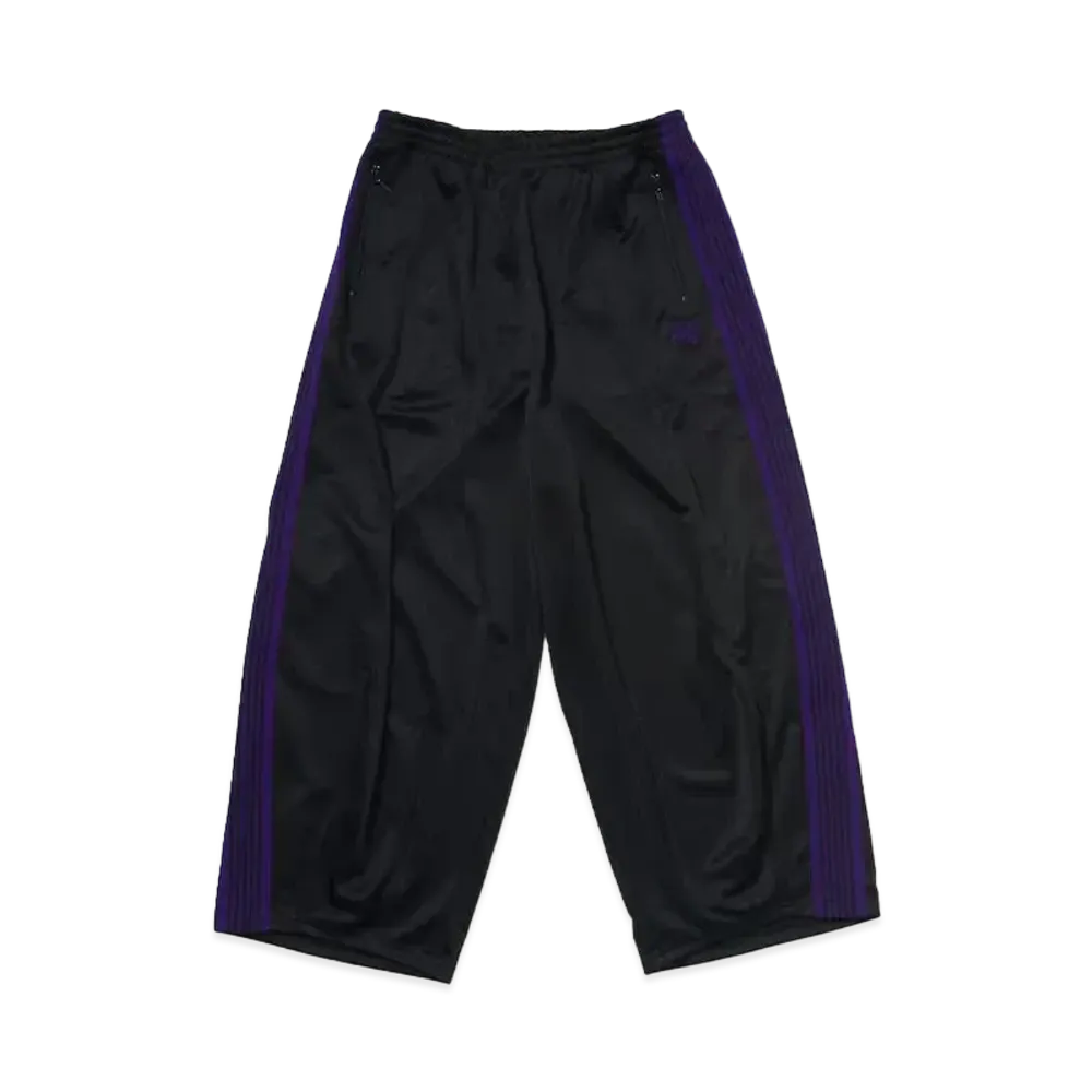 Needles FREAK'S STORE H.D.Track Pant PolySmooth "Black/Purple"
