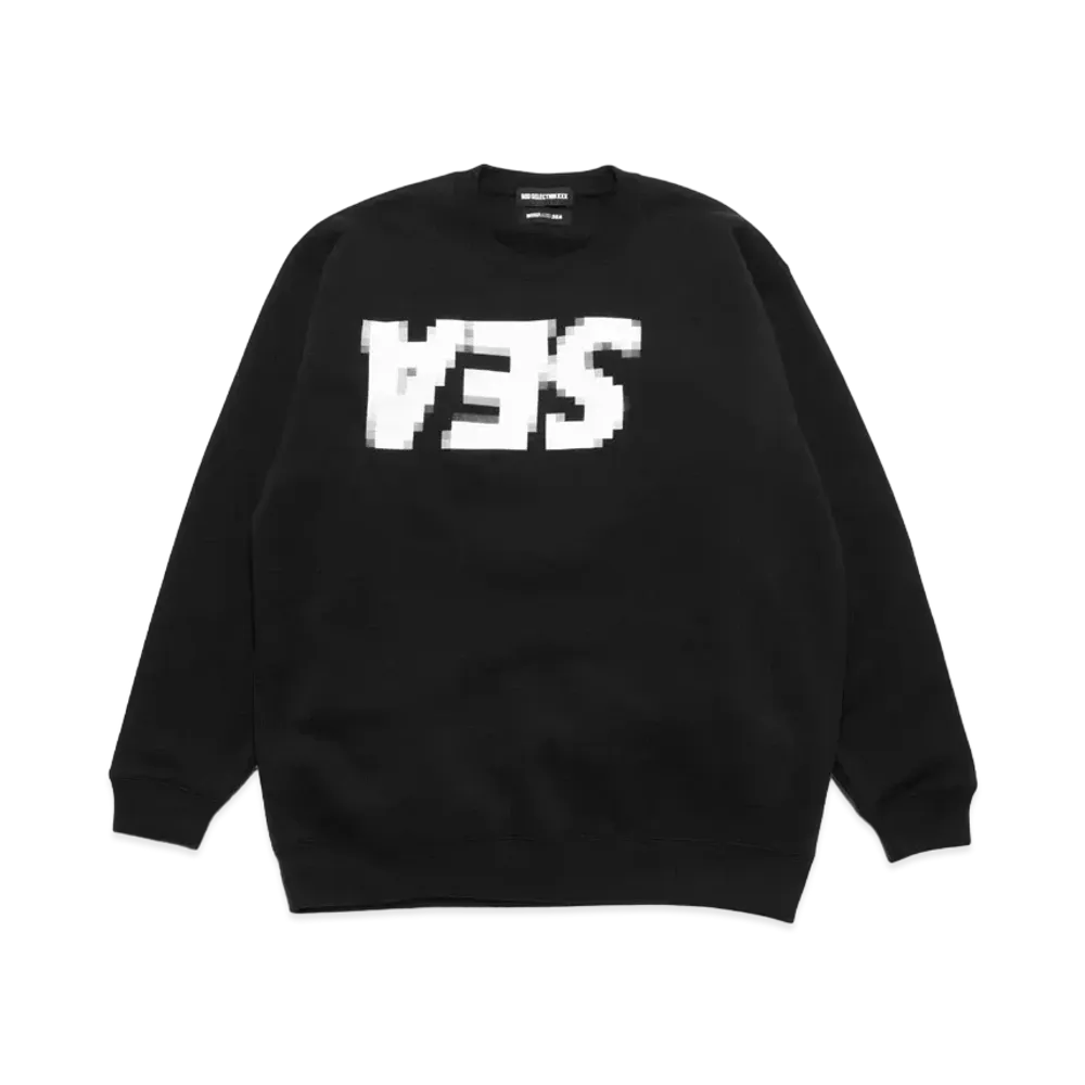 GOD SELECTION XXX x WIND AND SEA CREWNECK SWEAT GX-A22-WSCS-02 "Black"