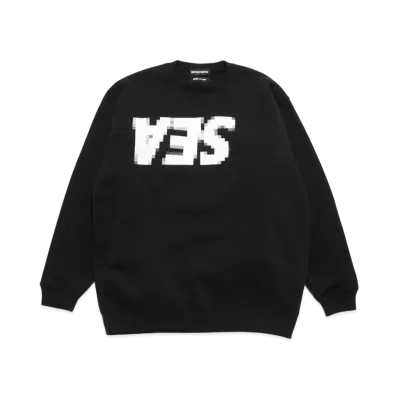 GOD SELECTION XXX x WIND AND SEA CREWNECK SWEAT GX-A22-WSCS-02 "Black"