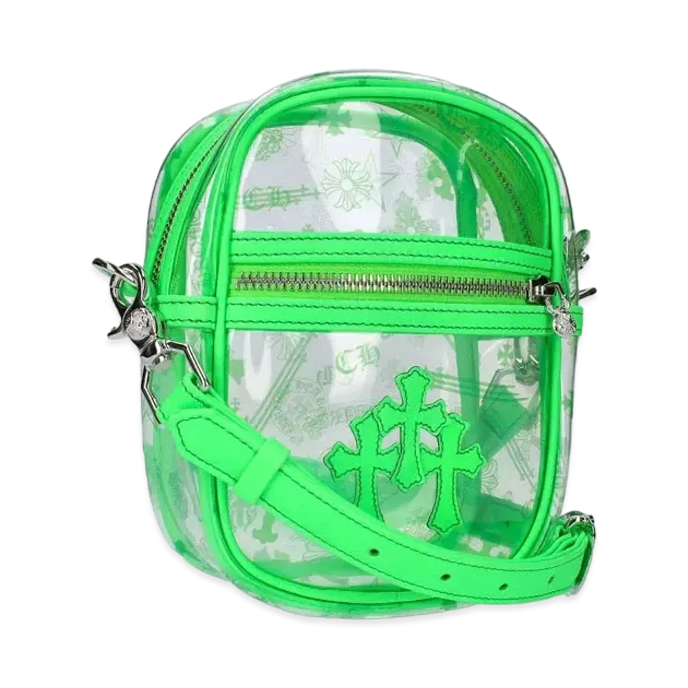 Chrome Hearts Taka Mini PVC Material Cross Patch Shoulder Bag "Green"