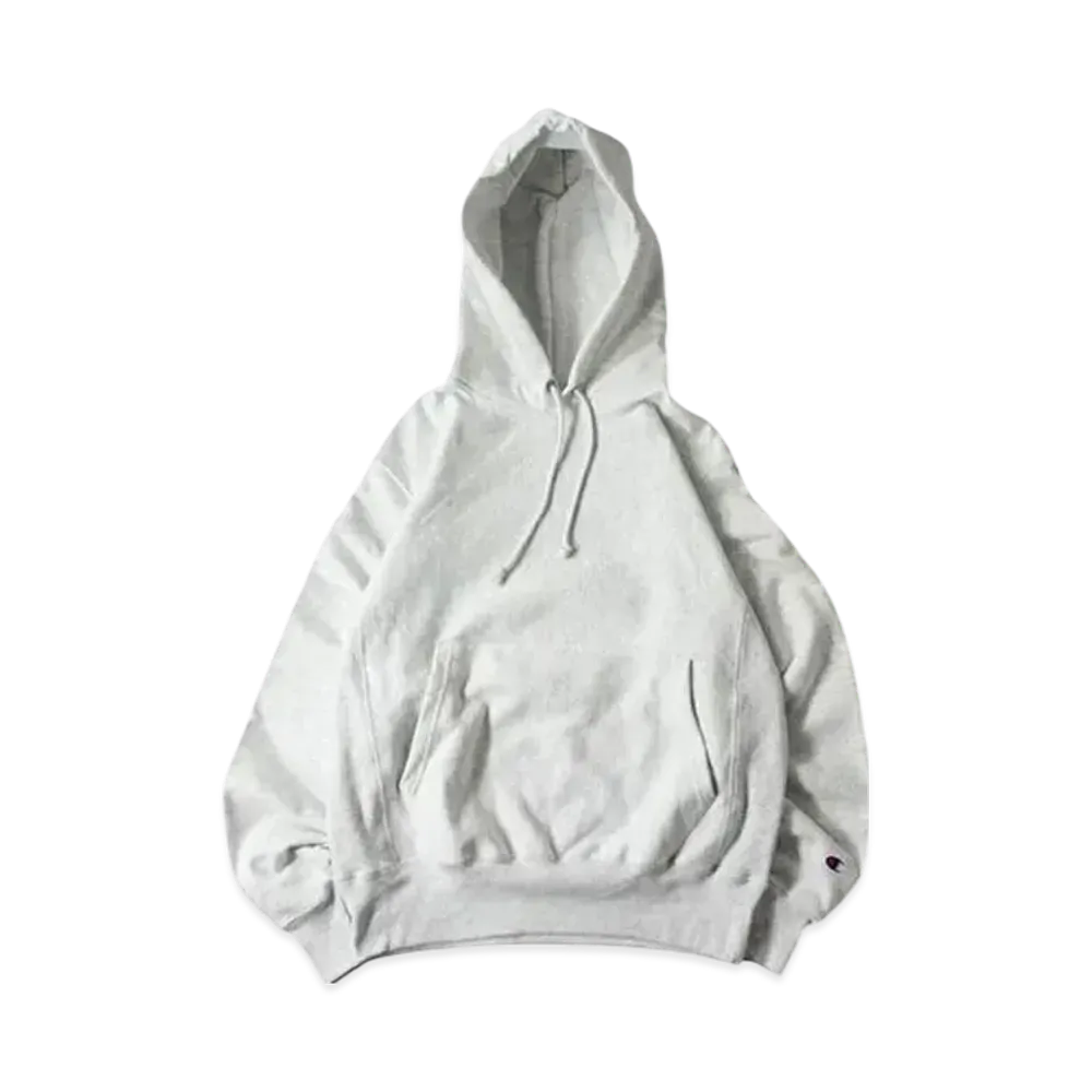 Champion Reverse Weave Heavyweight 12Oz Pullover Hoodie Sweat Shirt "Light Grey"