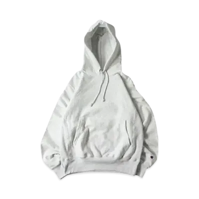 Champion Reverse Weave Heavyweight 12Oz Pullover Hoodie Sweat Shirt "Light Grey"