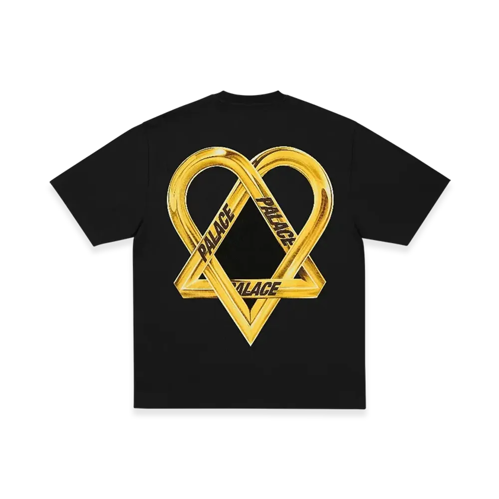 PALACE x HIM Tri Gram T Shirt "Black"