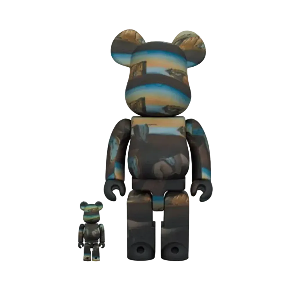 Bearbrick Salvador Dali THE PERSISTENCE OF MEMORY 100% & 400%