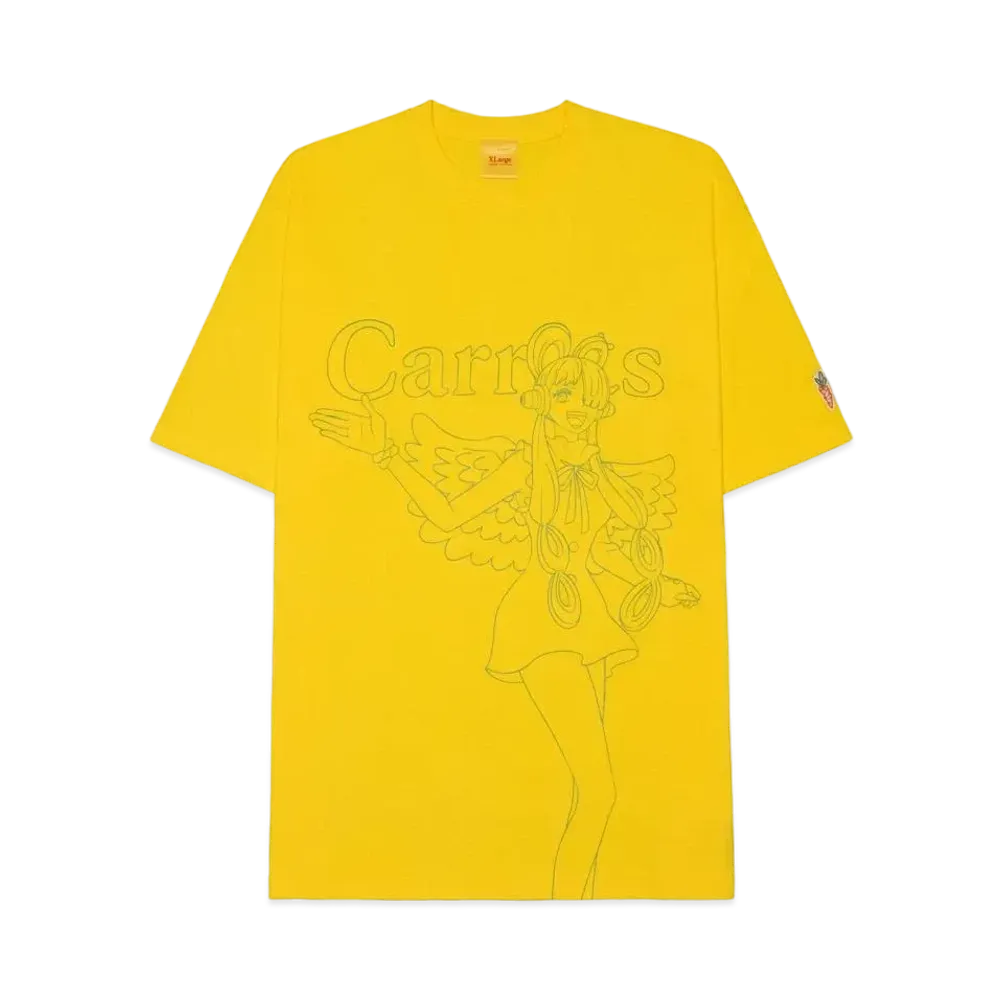 ONE PIECE FILM RED UTA x Carrots by Anwar Carrots OUTLINE T-Shirt "YELLOW"