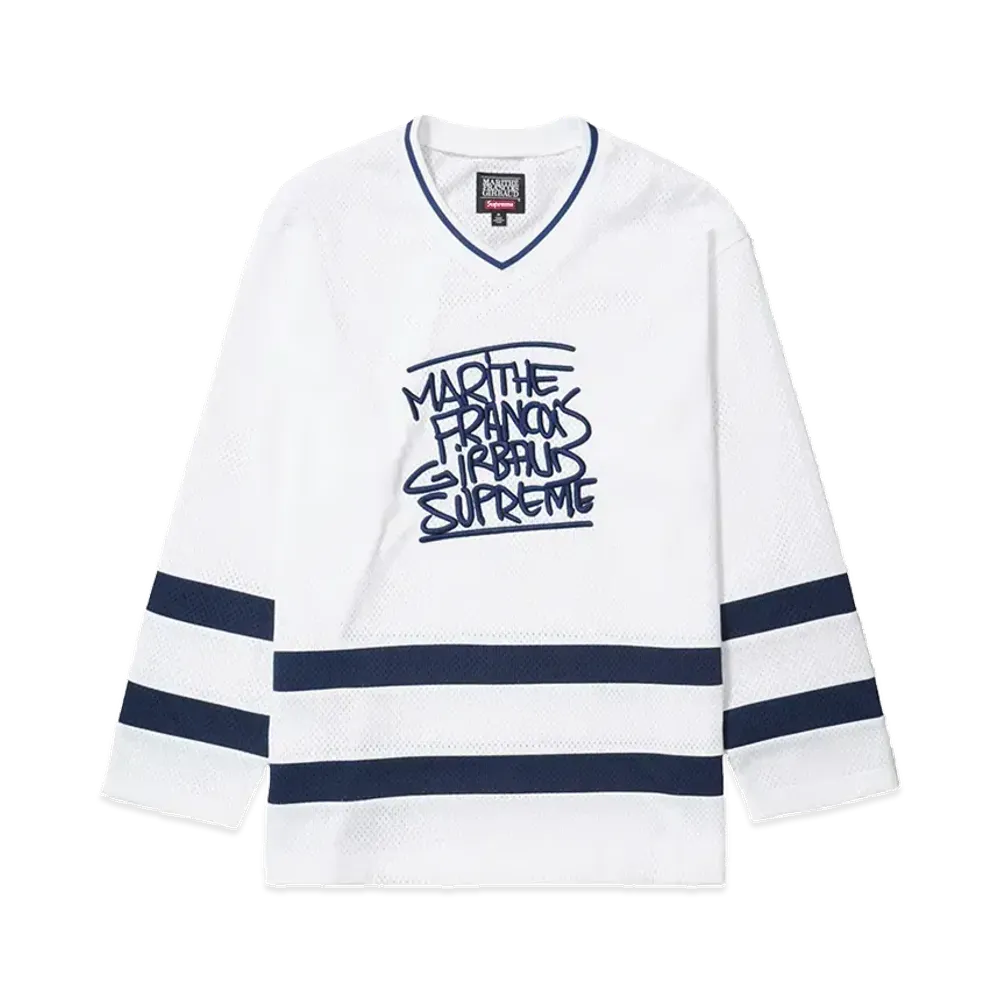 Supreme x Marithe + Francois Girbaud Hockey Jersey "White"