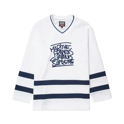 Supreme x Marithe + Francois Girbaud Hockey Jersey "White"