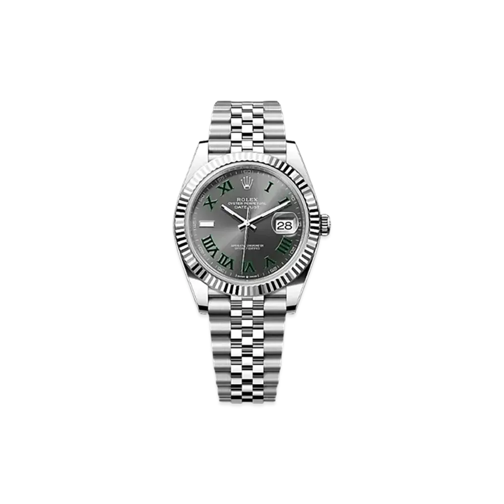 ROLEX Datejust 41 Oystersteel & White Gold "Grey"