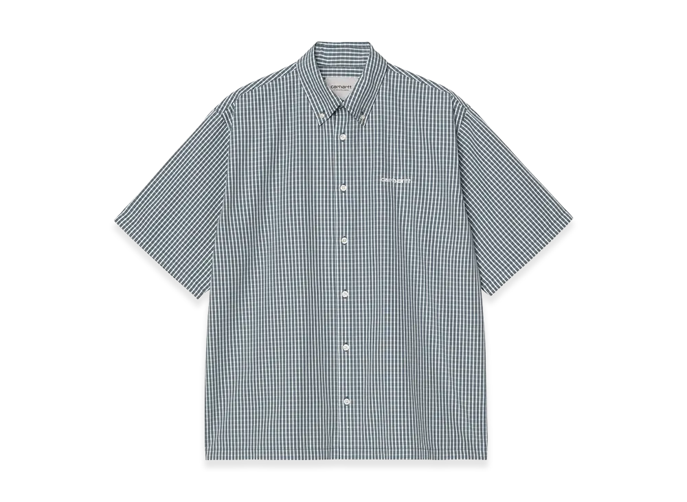 Carhartt WIP S/S Groff Shirt "Groff Check/Blue River"