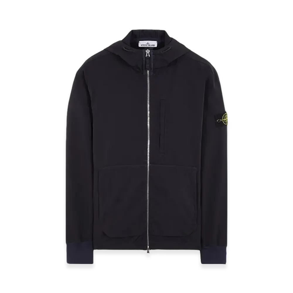 Stone Island 66853 Recycled Stretch Nylon Twill Hooded Blouson - 23FW "Navy Blue"