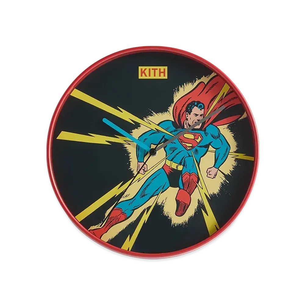 Kith x Superman Lightning Bolt Clock "Multi"