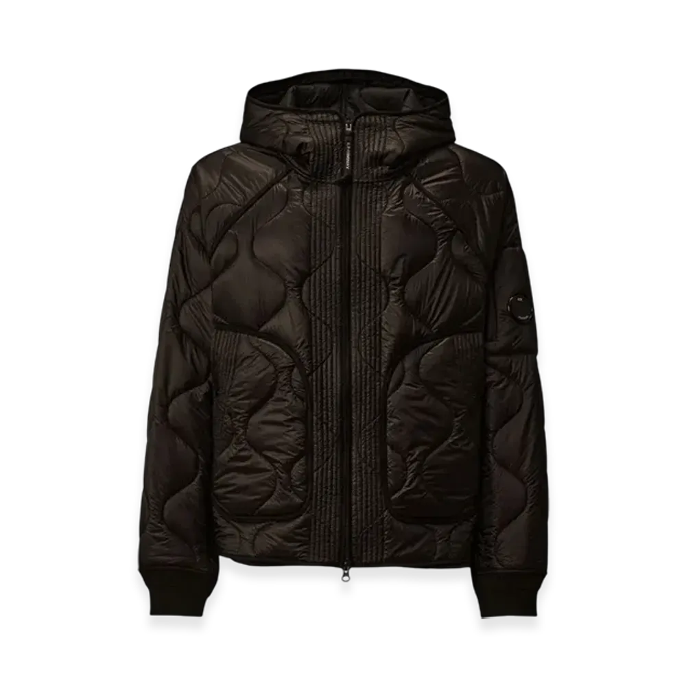C.P. Company Liner Hooded Padded Jacket "Black"