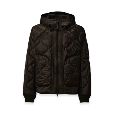 C.P. Company Liner Hooded Padded Jacket "Black"