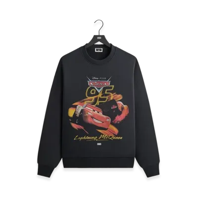 Kith x Disney Pixar Lightning McQueen Nelson Crewneck "Black"