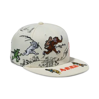 NEW ERA x Choju-giga 59Fifty Allover "Chrome White"