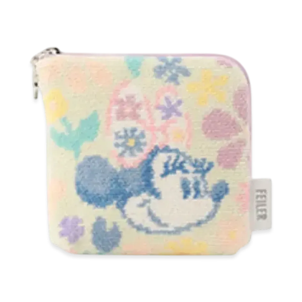 FEILER Disney Design In My Ribbon Square Pouch "Pale Green"
