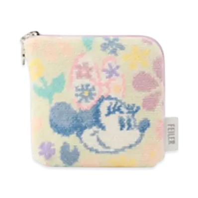 FEILER Disney Design In My Ribbon Square Pouch "Pale Green"