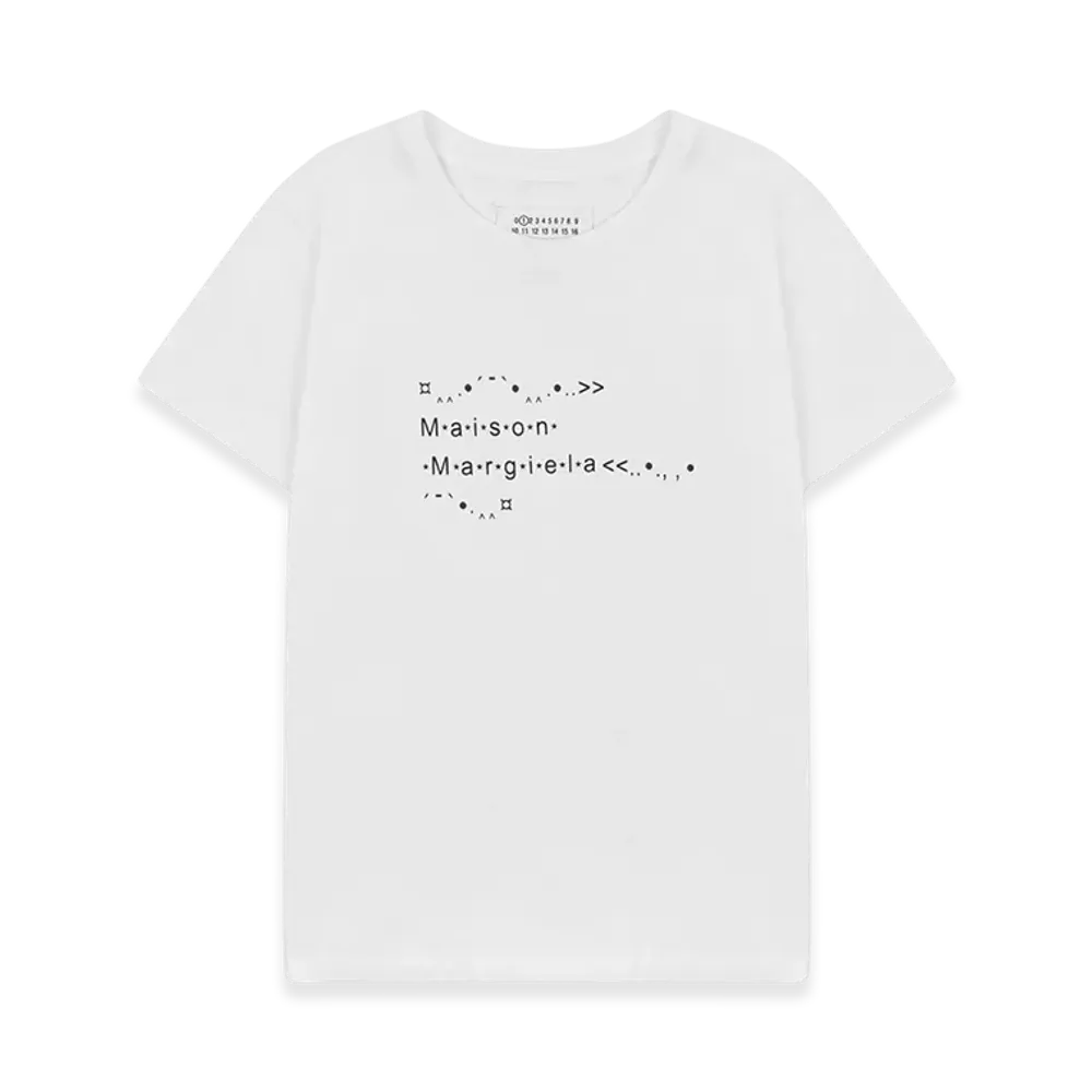 Maison Margiela Women's Font Generator T-Shirt "White"