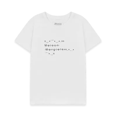 Maison Margiela Women's Font Generator T-Shirt "White"