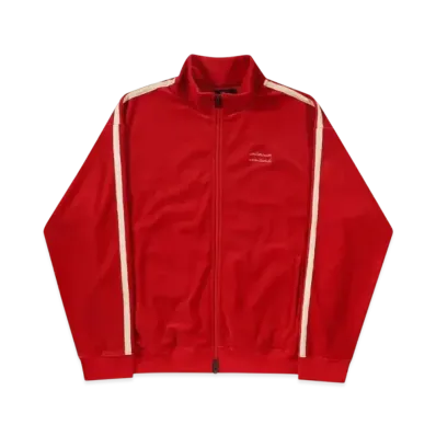 Unknown London Velour Track Jacket "Red"