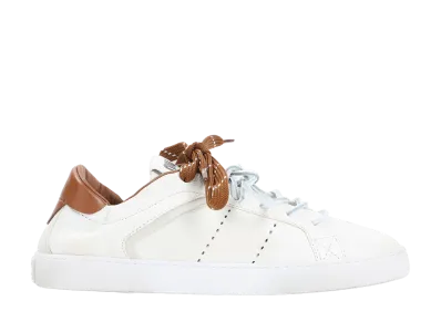 MIU MIU Women's Deco Leather Sneakers "White"