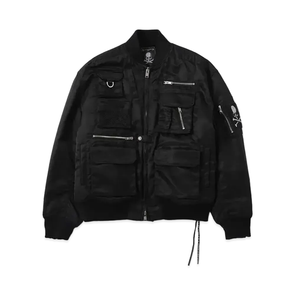 mastermind JAPAN Multi Pocket Bomber Jacket "Black"