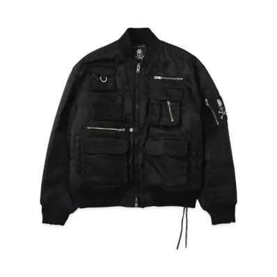 mastermind JAPAN Multi Pocket Bomber Jacket "Black"