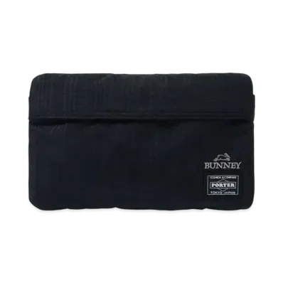 PORTER x BUNNEY Jewelry Pouch "Black Moire"
