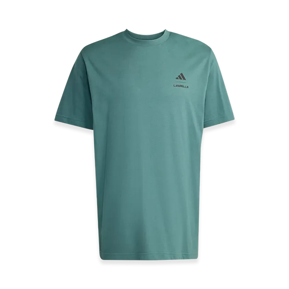 adidas Les Mills Globe Graphic T-Shirt "Preloved Teal"