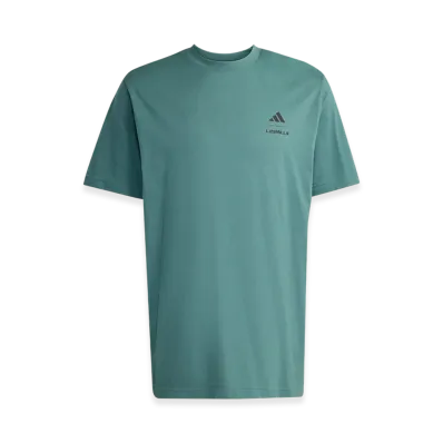 adidas Les Mills Globe Graphic T-Shirt "Preloved Teal"