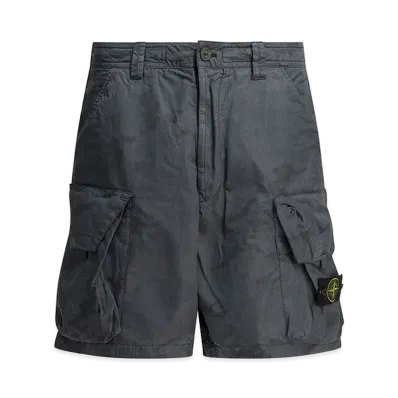 Stone Island Camouflage Bermuda Shorts "Gray"