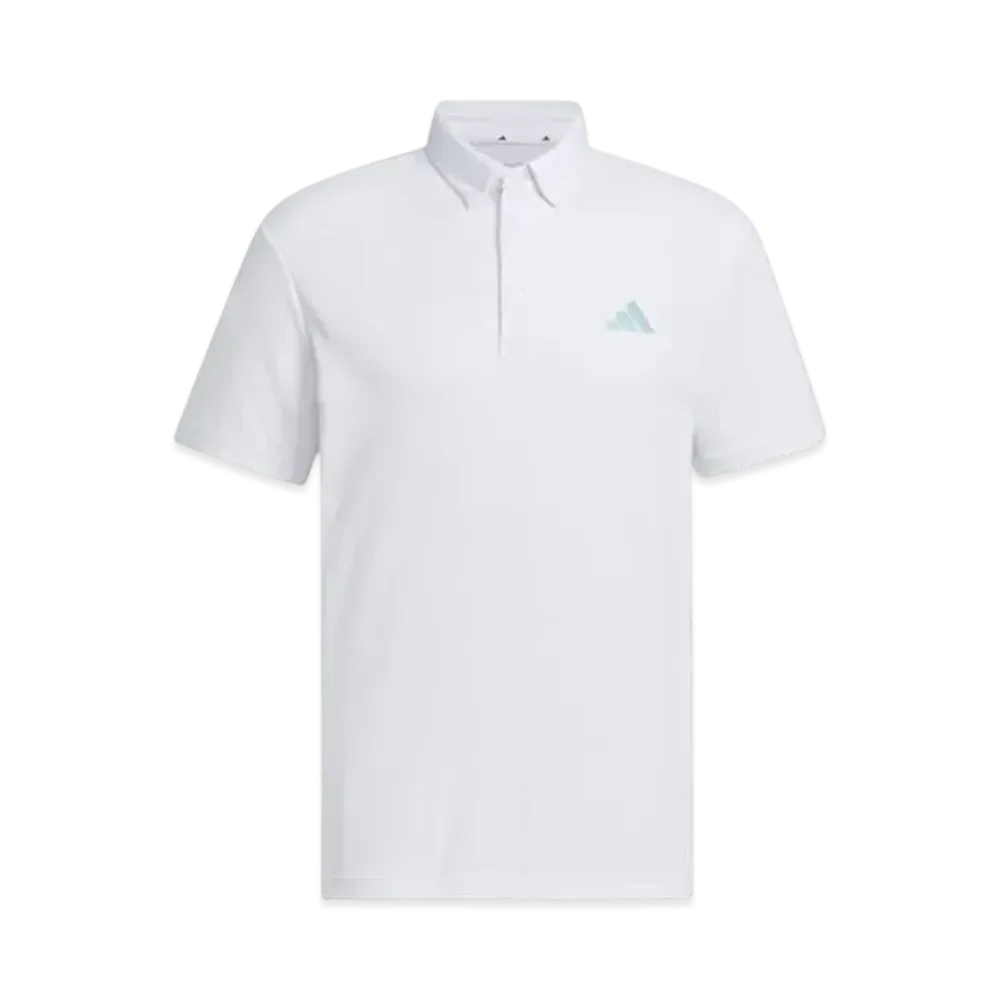 adidas Heat. Rdy Side Tape Short Sleeve Button Down Shirt "White"