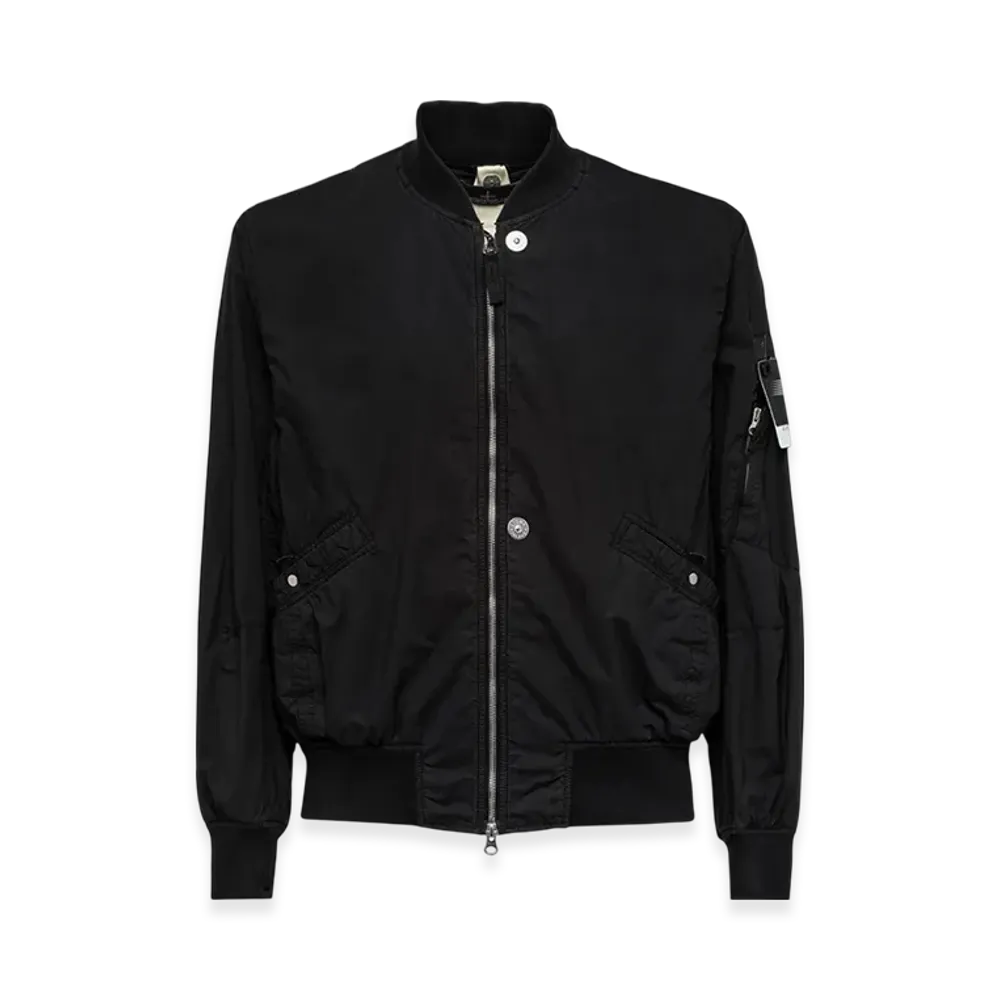 Stone Island Shadow Project 40712 HD Pelle OVO Cotton-TC Bomber Jacket - 22SS "Black"