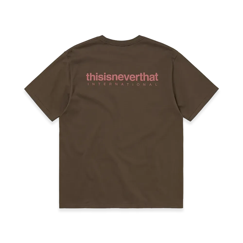 thisisneverthat INTL. Logo Tee "Brown"