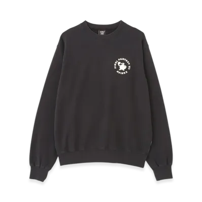 AVIREX x Final Fantasy VII Remake Crew Neck Sweat "Caitsith & Moogle" "Black"
