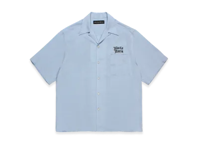 WACKO MARIA 50's Open Collar Shirt "Light Blue"