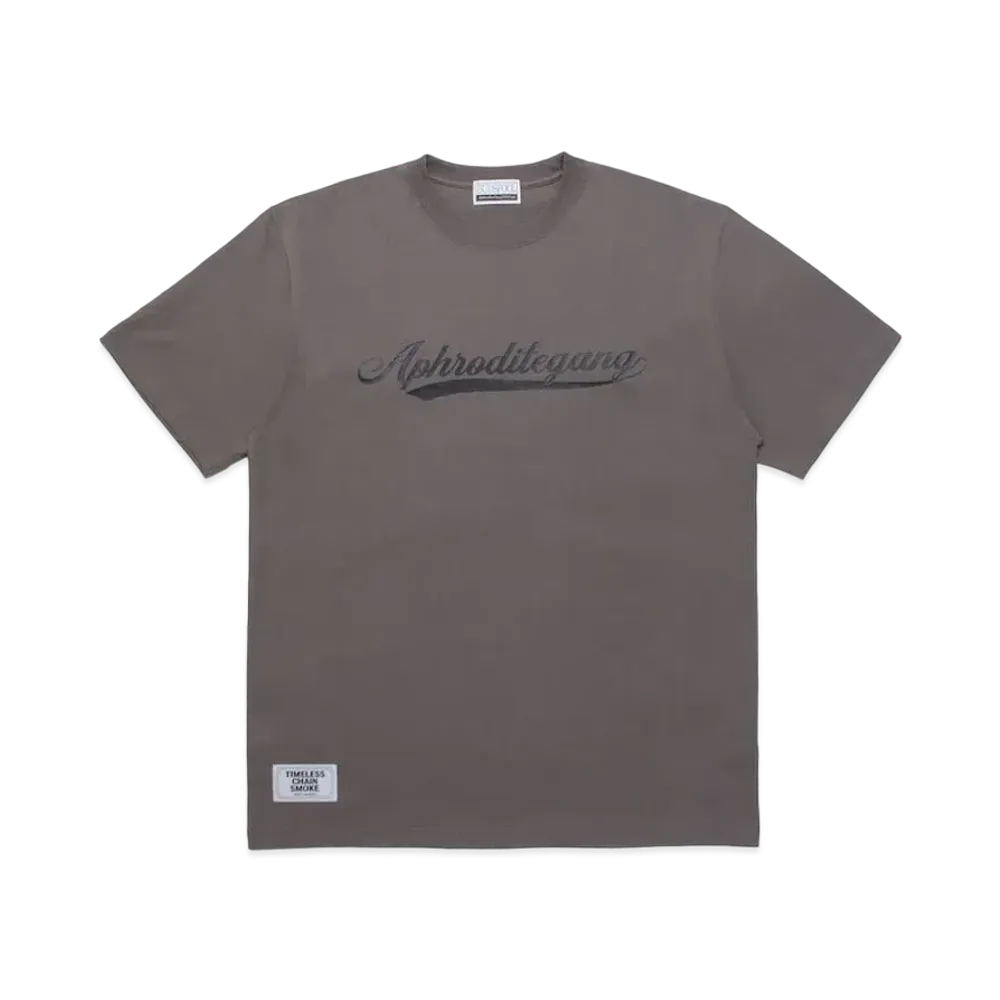 APHRODITEGANG Bud Spool Front APHRODITEGANG Back Bud Spool Print S/S Tee "Grey"