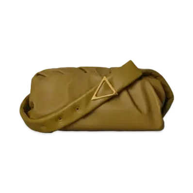 Bottega Veneta The Body Pouch Triangle Buckle "Mustard"