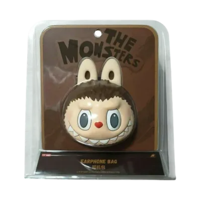 POP MART LABUBU Original Brown Silicone Earphone Case